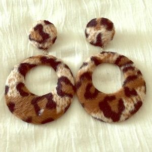 COPY - Leopard earrings.
